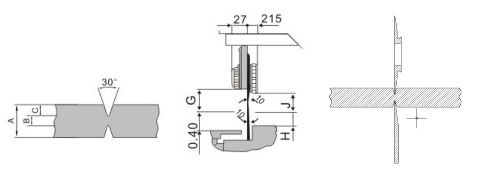 气动式铡刀分板机产品规格